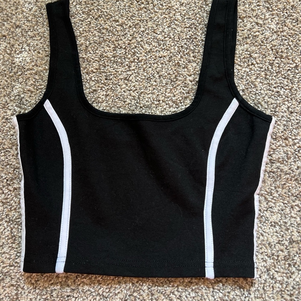 Tiger mist colorblock corset like top